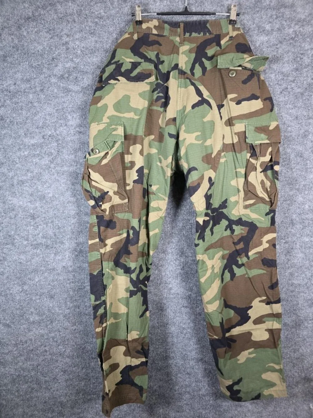American Apparel Pants Mens XL Regular Woodland Camo Cargo Hot Weather BDU Army